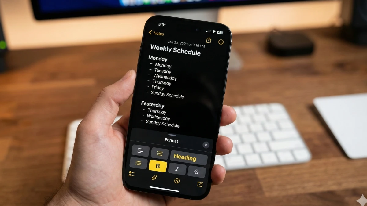 11 Apple Notes Productivity Tricks You’re Probably Not Using in 2025