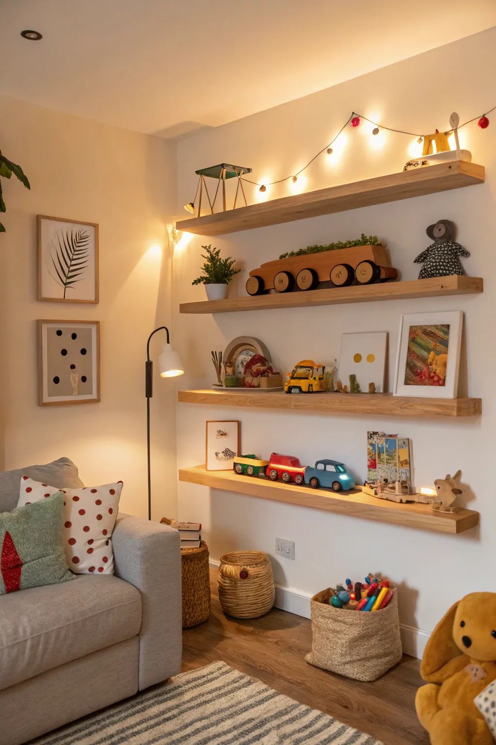 Stylish Toy Display Shelves