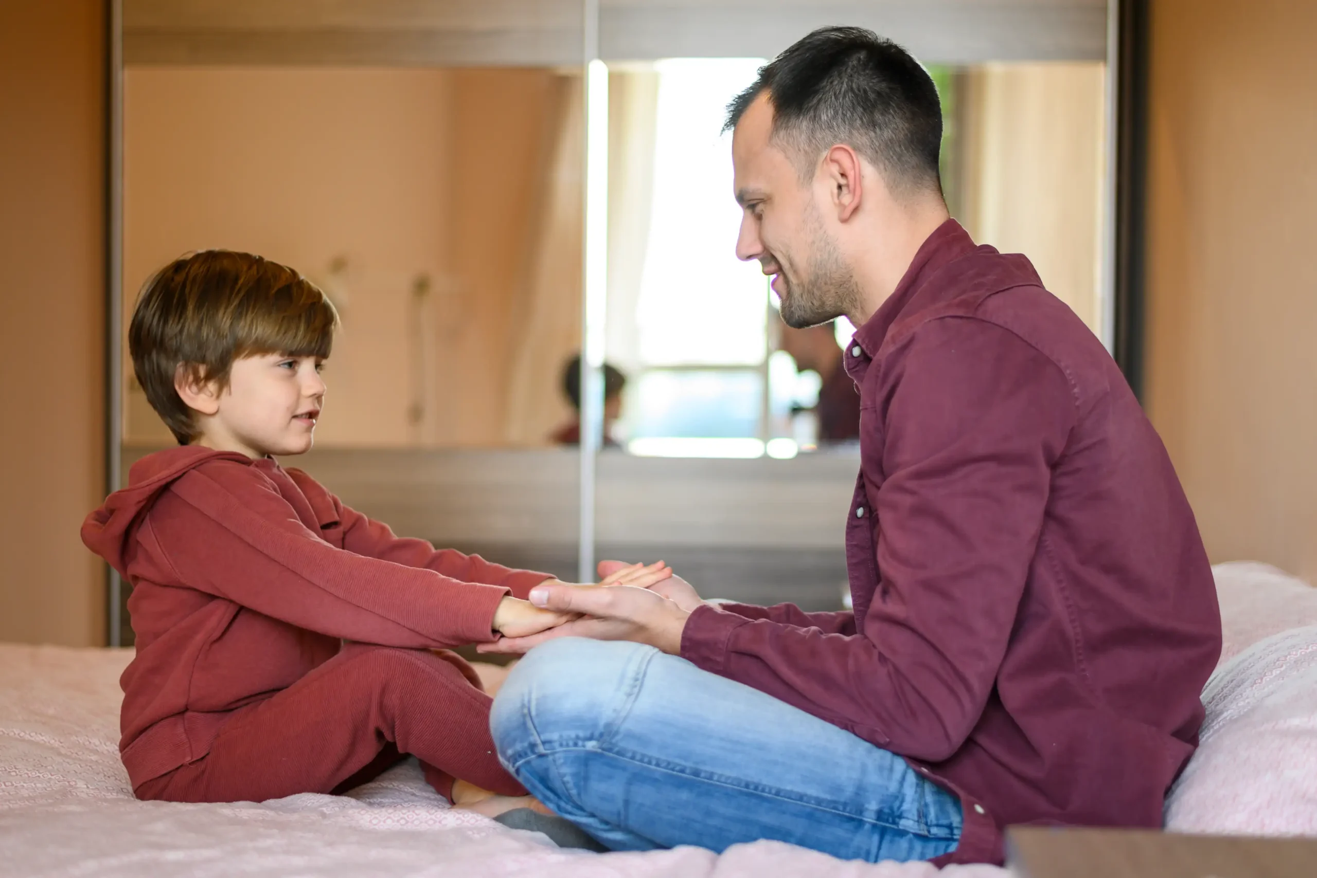 "Do you need a hug or some space right now?"