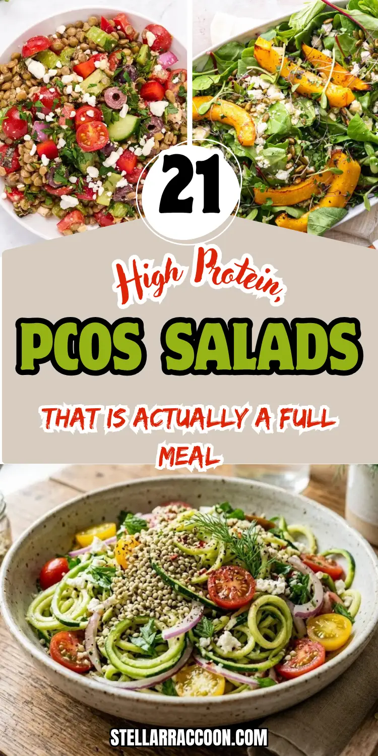20 PCOS Salads That are Actually a Full Meal (High Protein, Low GI)