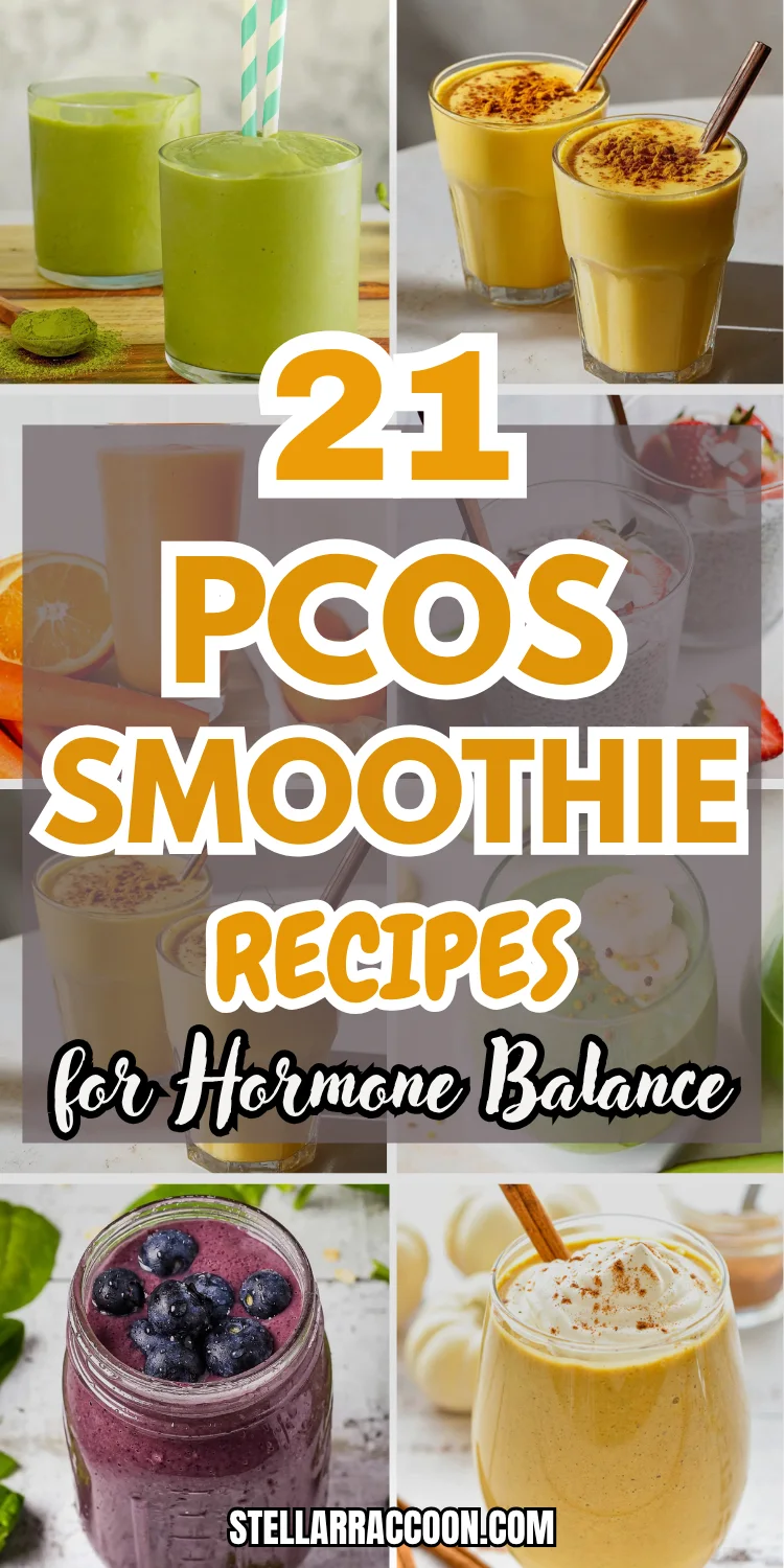 21 PCOS Smoothie Recipes for Hormone Balance, Weight Loss, and Clear Skin