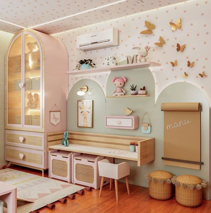 Playful Pastel Learning Corner