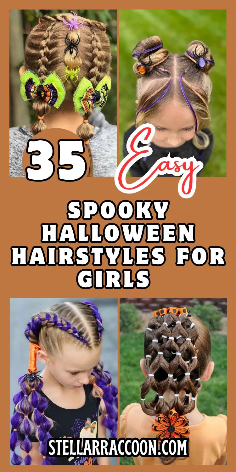 25 Magically Easy Spooky Halloween Hairstyles For Girls