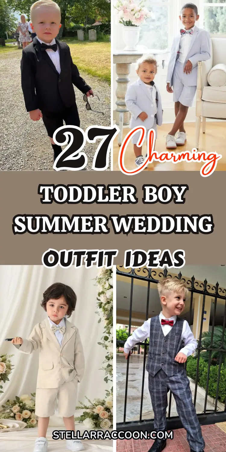 27 Charming Toddler Boy Summer Wedding Outfits Every Mom Will Love