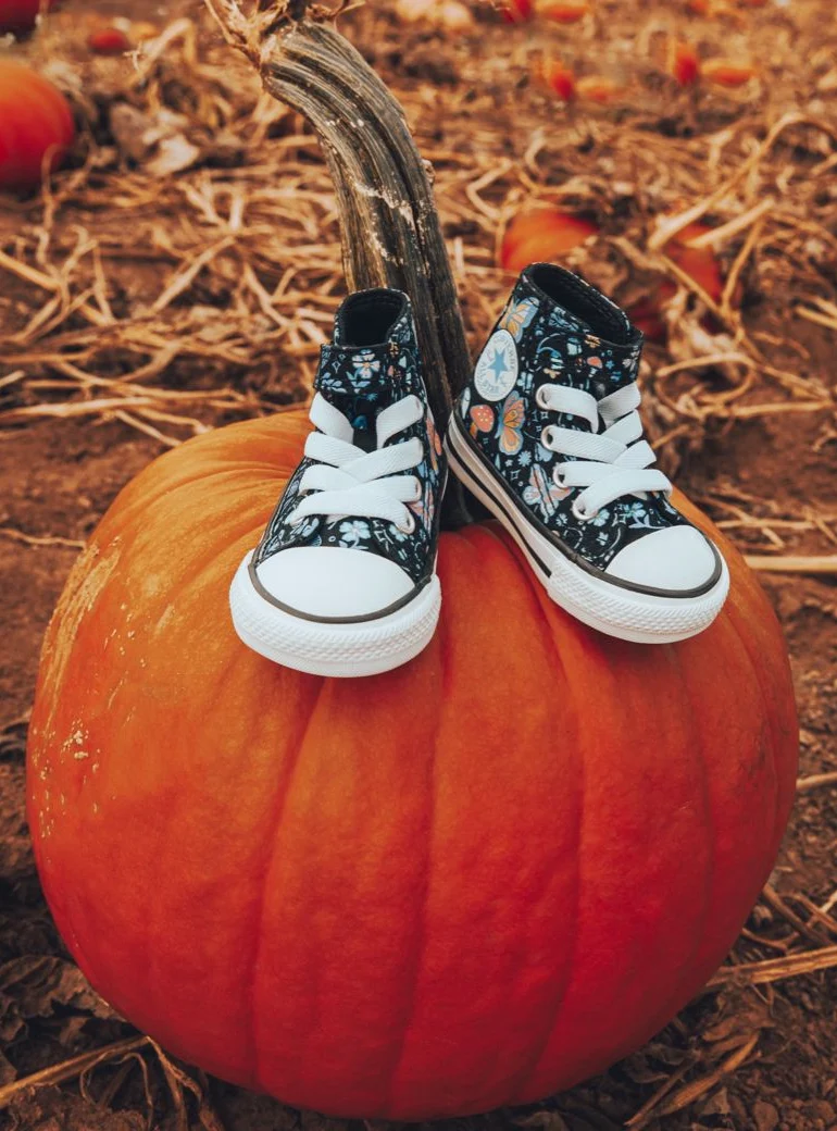 Little Kicks in the Pumpkin Patch
