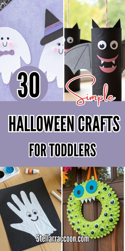 30 Simple Halloween Crafts For Toddlers