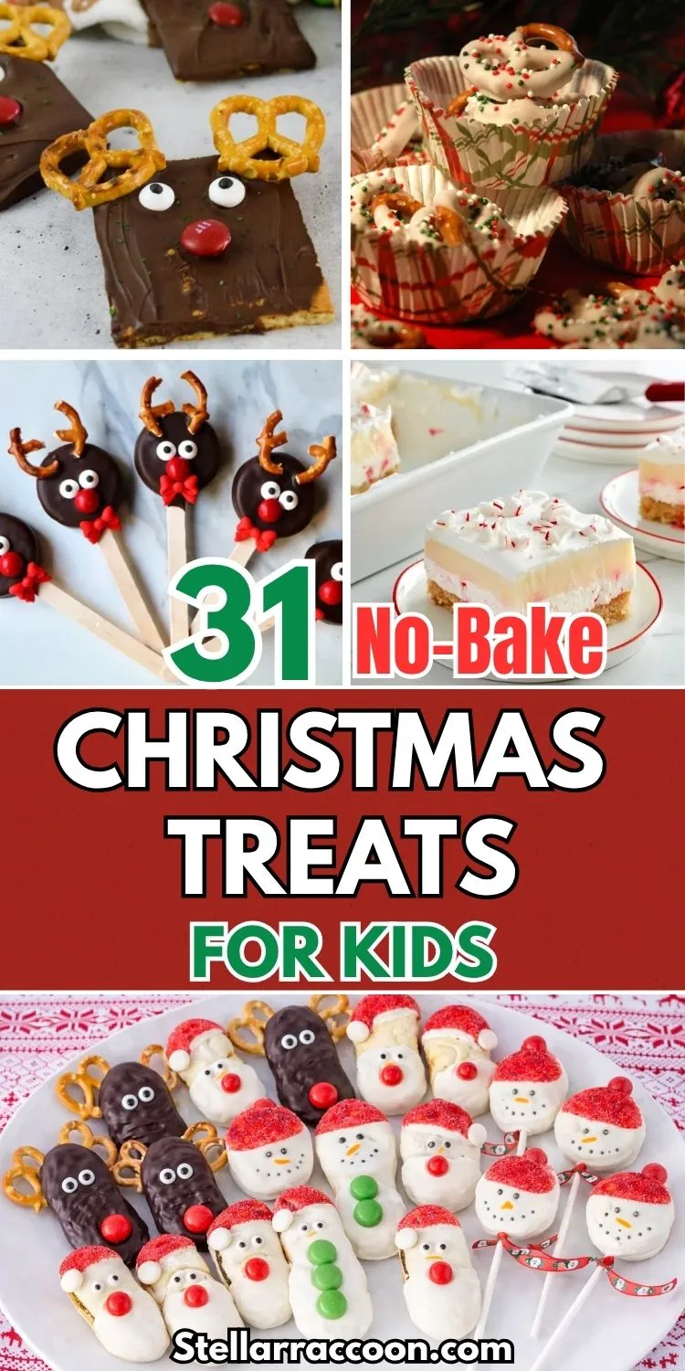 31 Easy No-Bake Christmas Treats For Kids