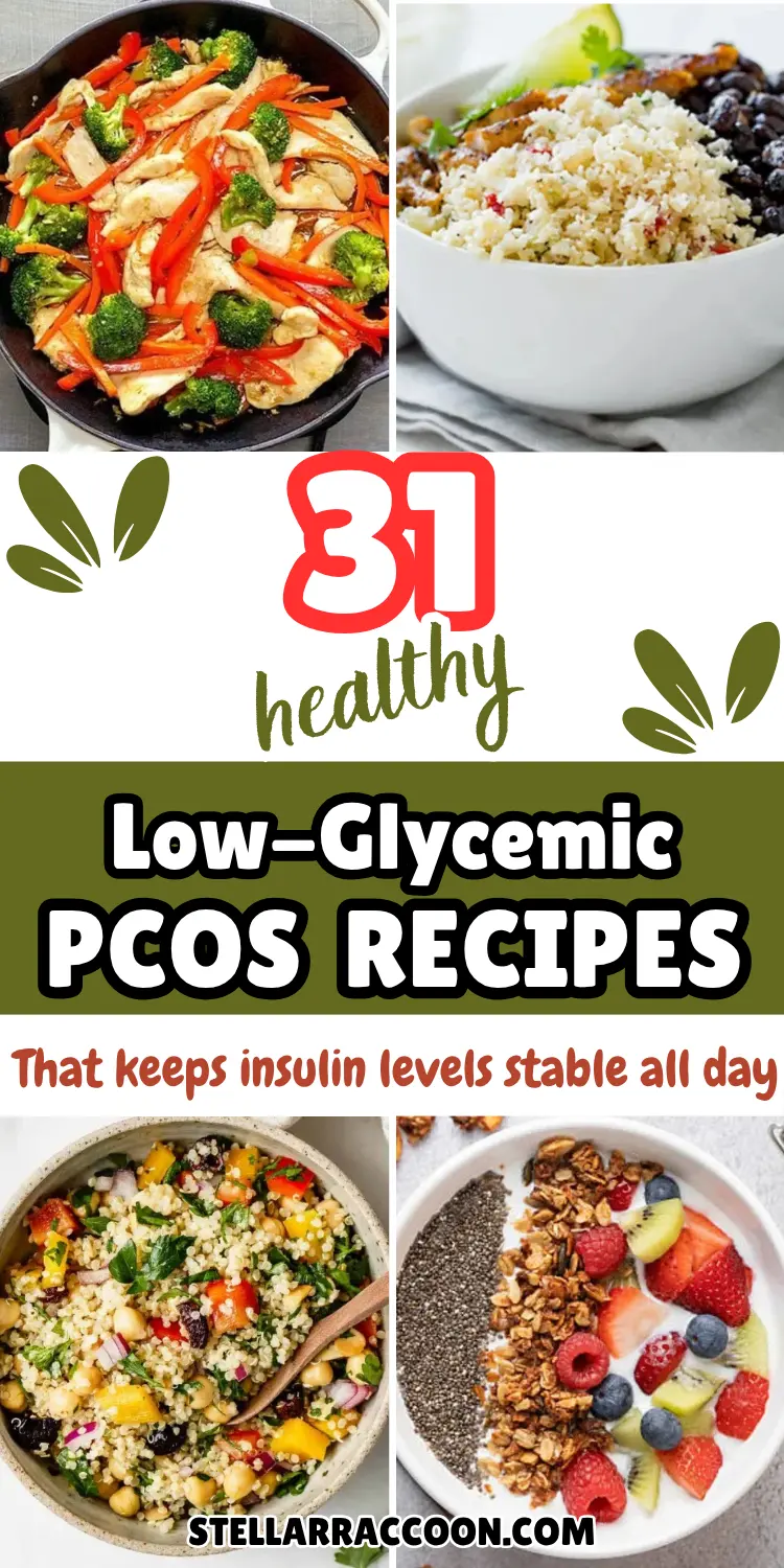 31 Low-Glycemic PCOS Recipes That Keep Insulin Levels Stable All Day