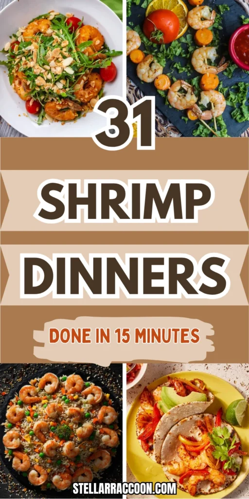 31 Shrimp Dinners Done in 15 Minutes