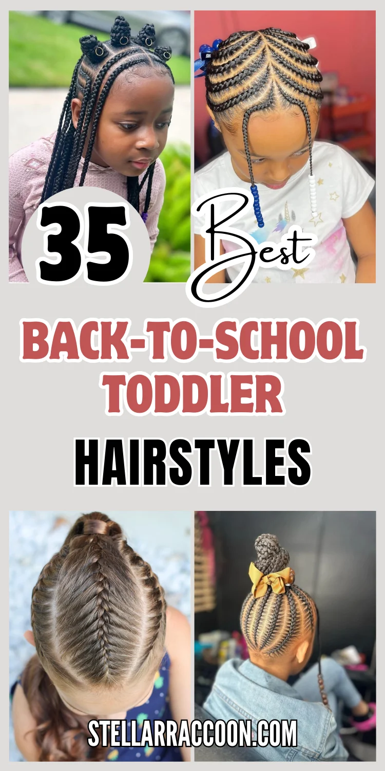 35 Best Toddler Back To School Hairstyles Twist,Braids and Buns