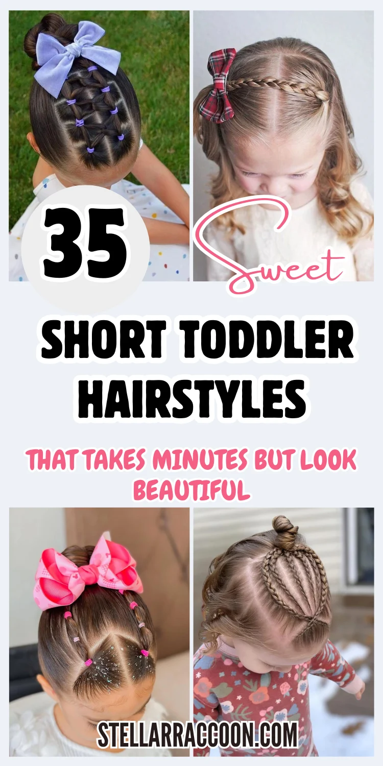 35 Sweet Short Toddler Hairstyles for Busy Parents(That Take Mintues But Look Beautiful)