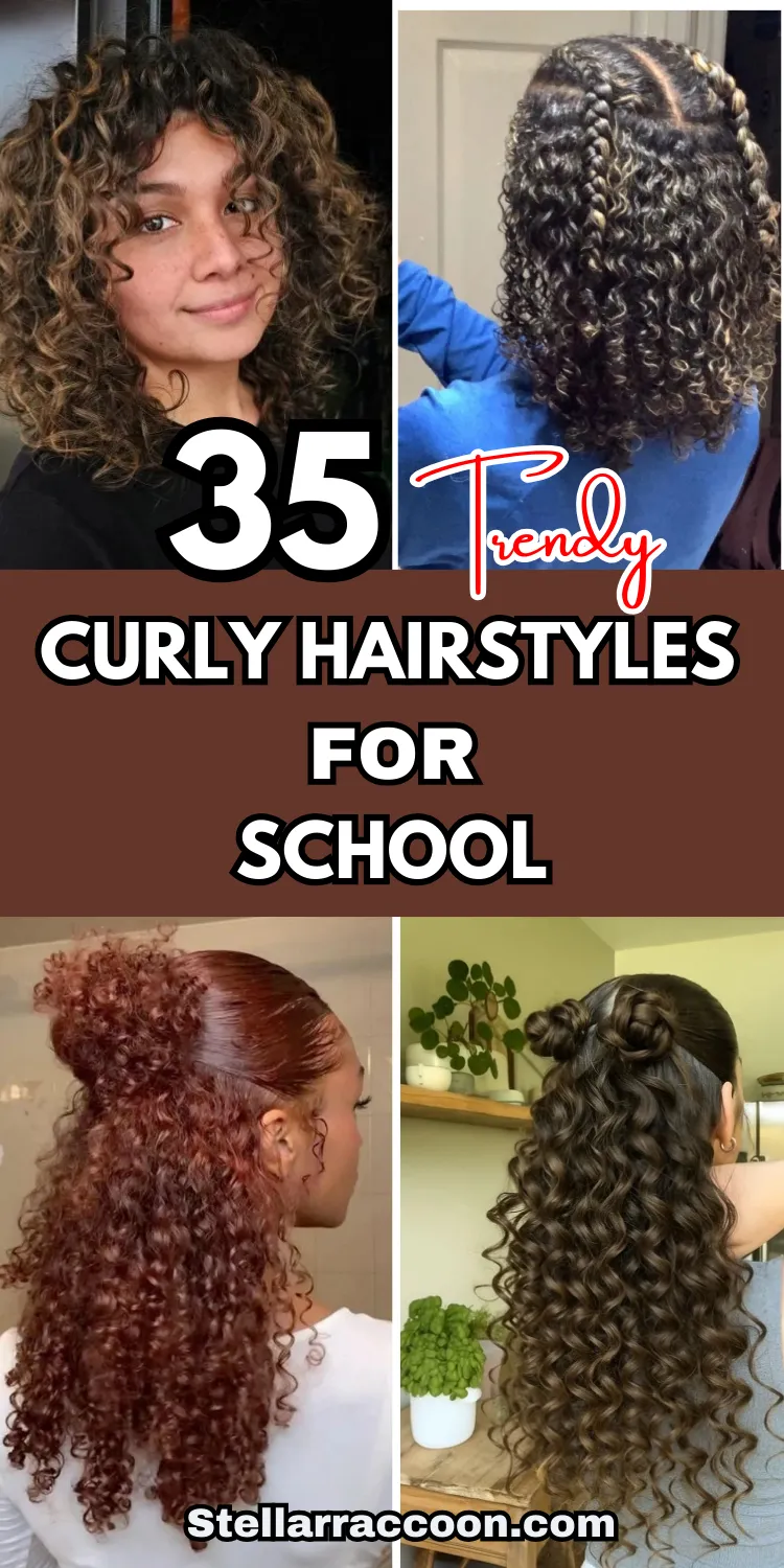 35 Trendy Curly Hairstyles for School That’ll Boost Your Confidence Instantly