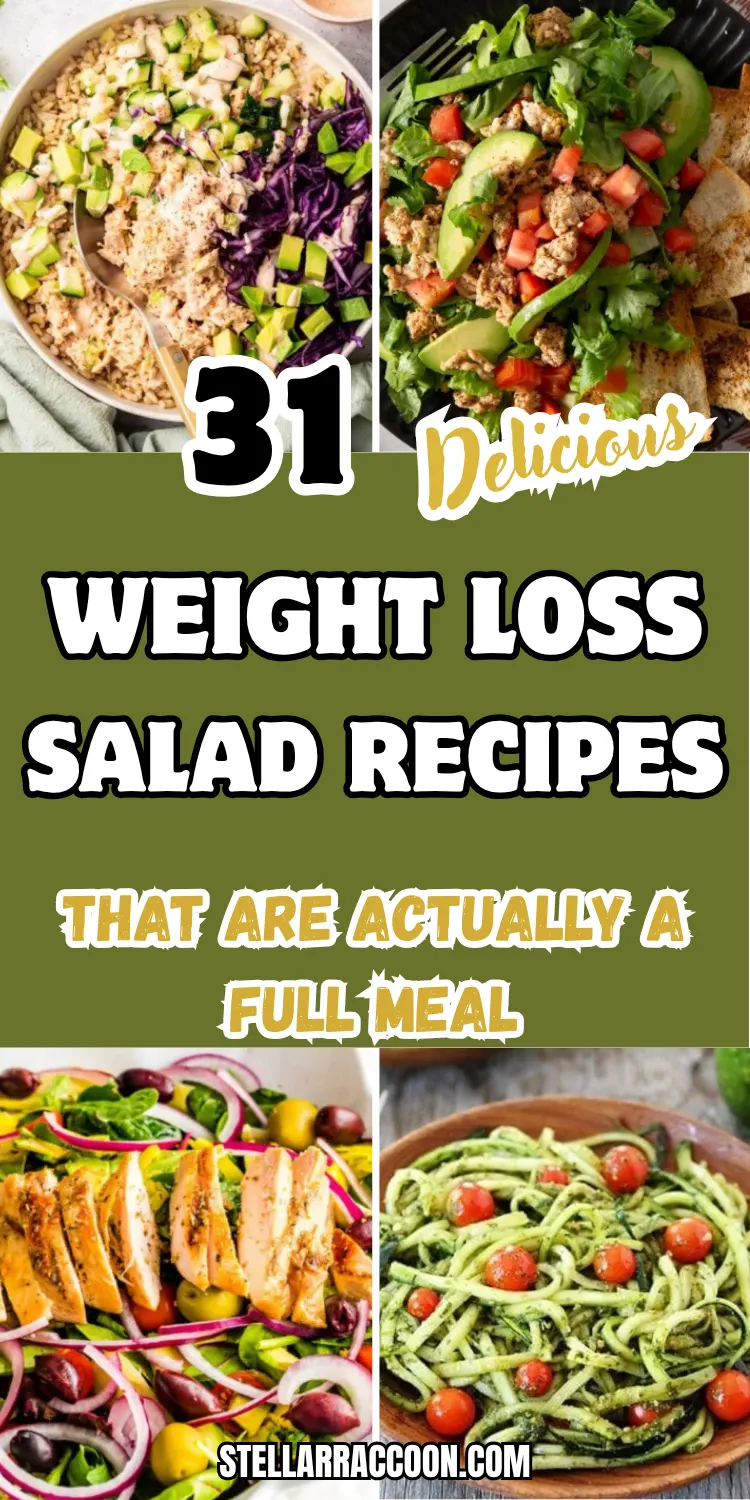 35 Weight Loss Salad Recipes That Are Actually a Full Meal (High Protein, Low GI)