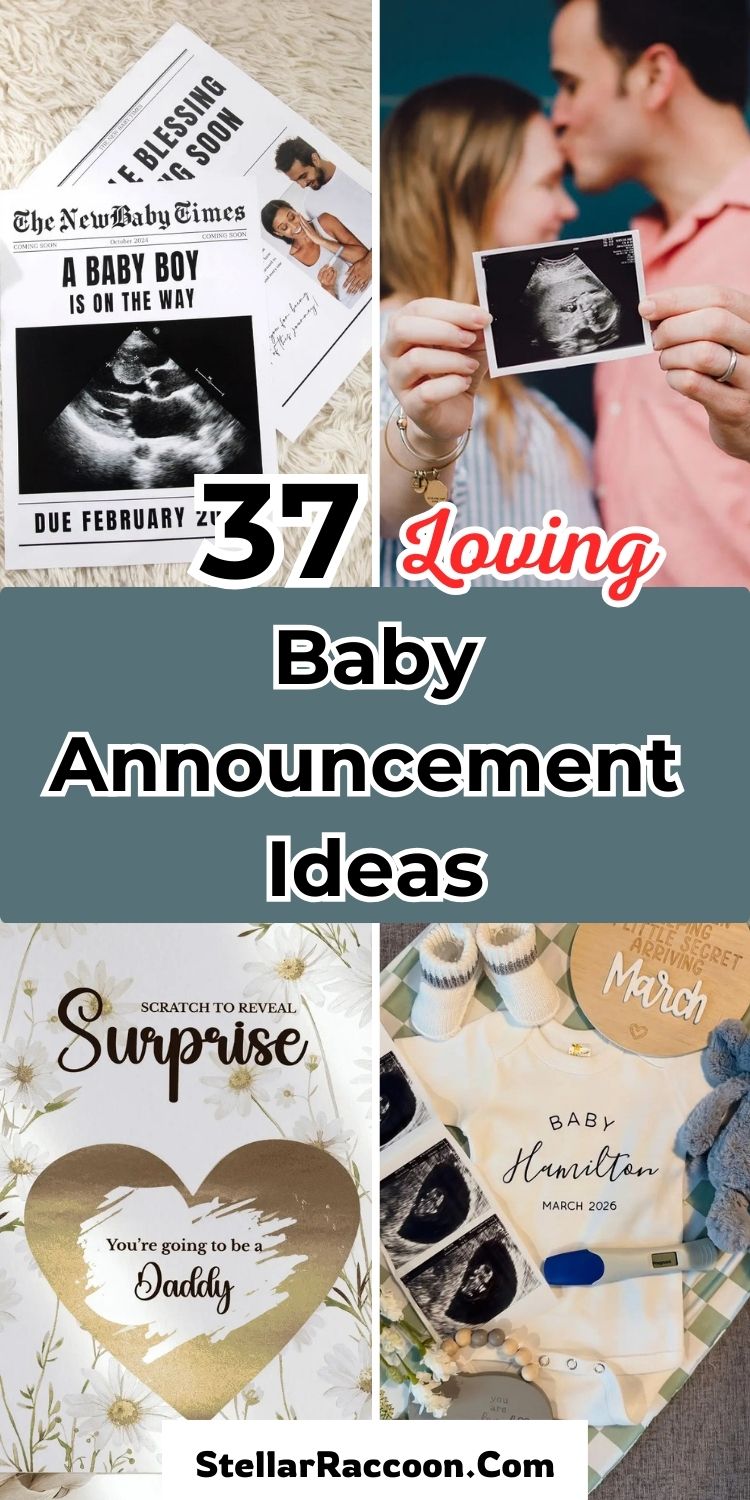 37 Loving Baby Announcement Ideas That Will Give You All the Feels