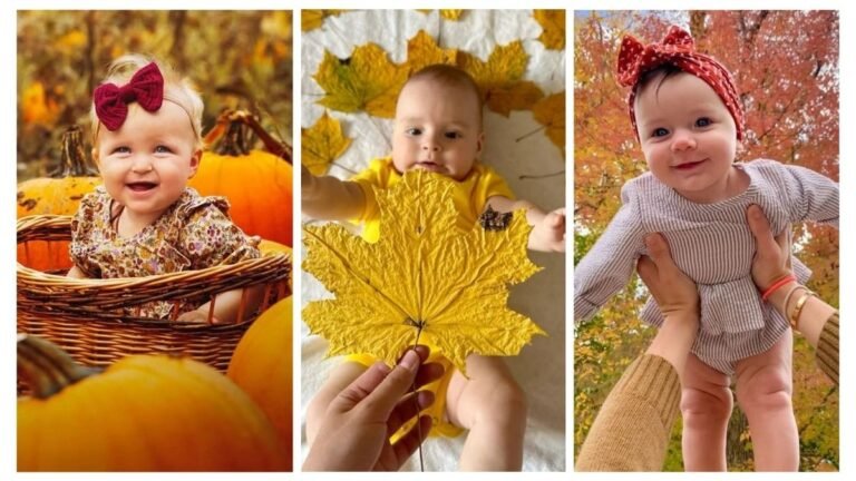 41 Captivating Autumn Baby Photoshoot Ideas to Capture the Season
