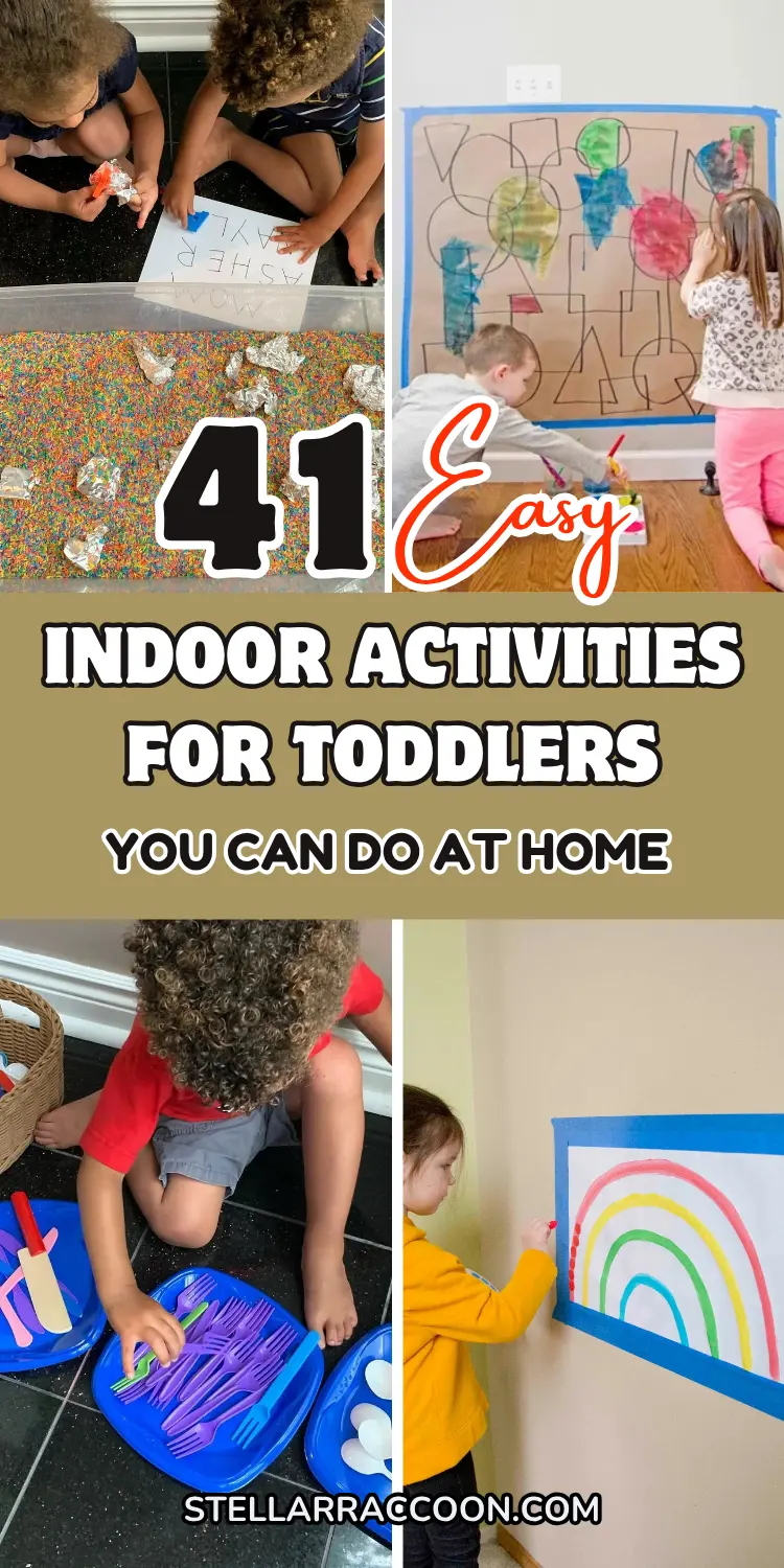 41 Easy Toddler Indoor Activities That Keep Little Ones Busy All Day