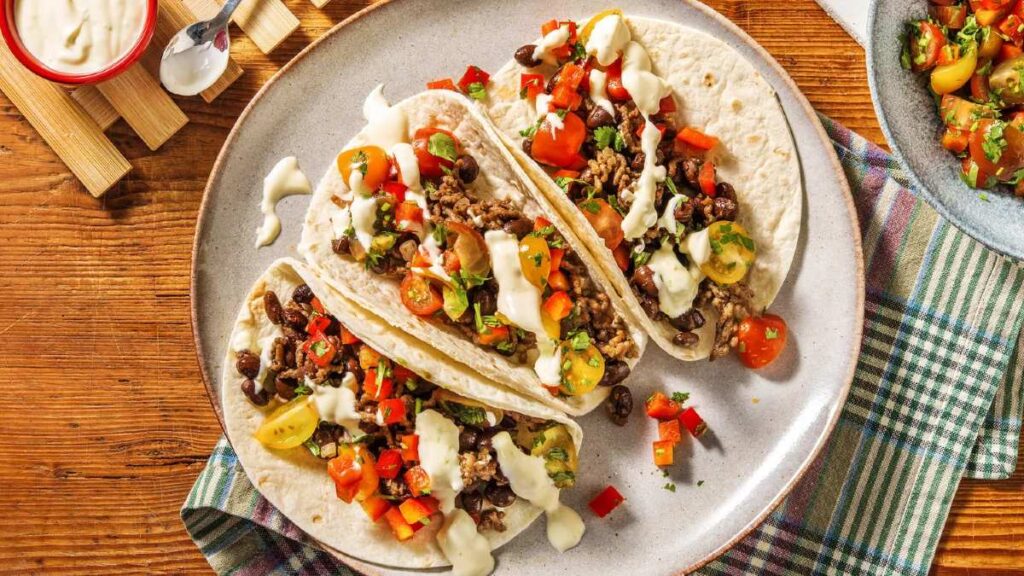 5-Minute Bean Salsa Tacos