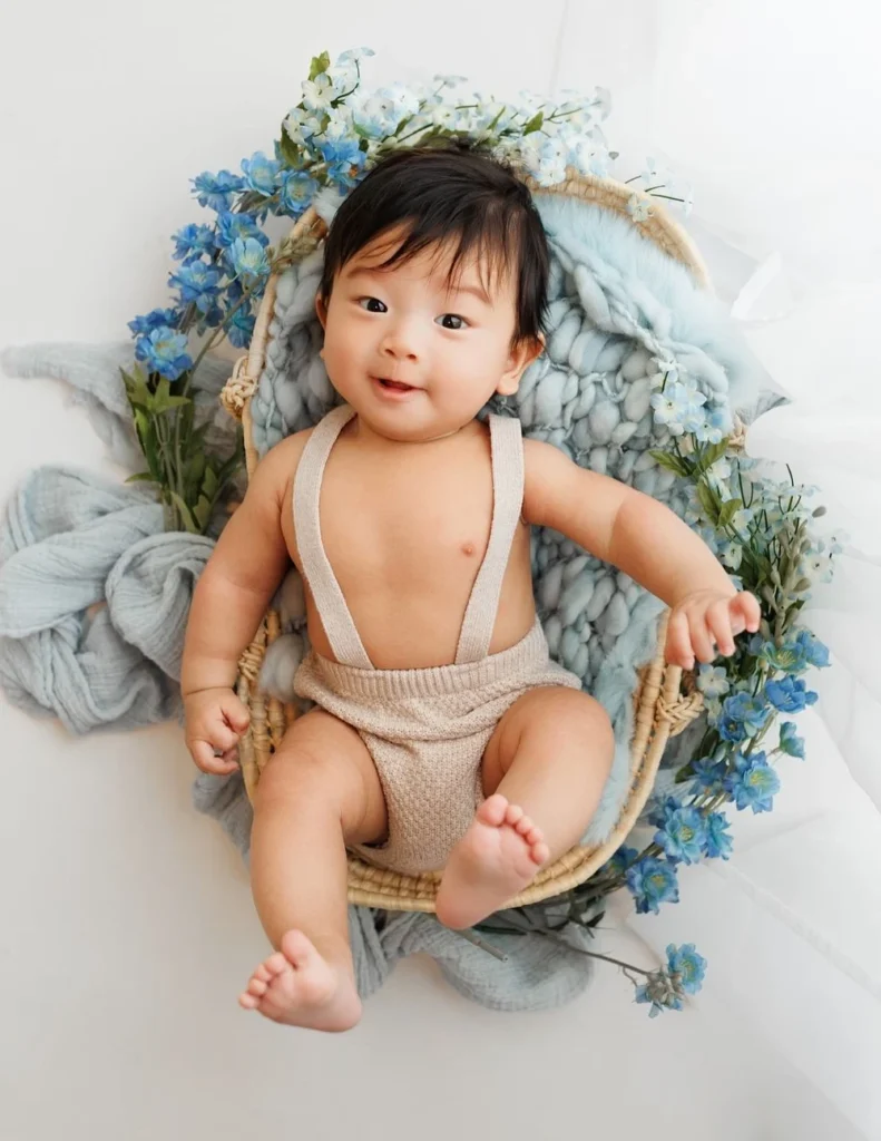 Neutral Romper Flower