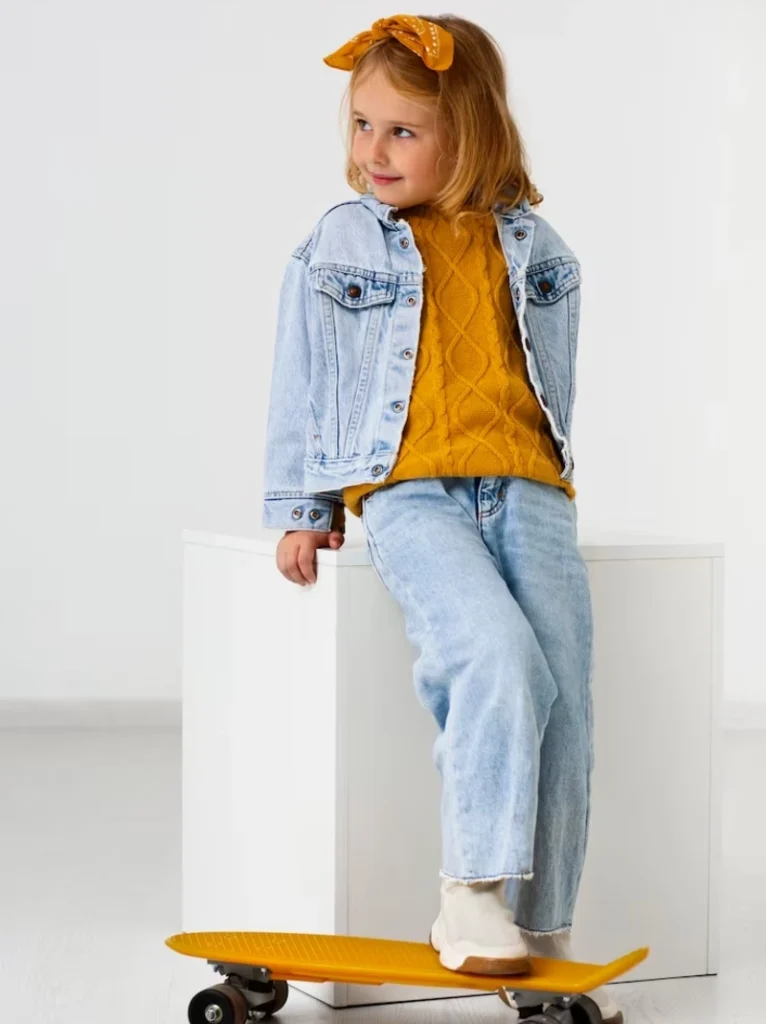 Denim Golden Accents