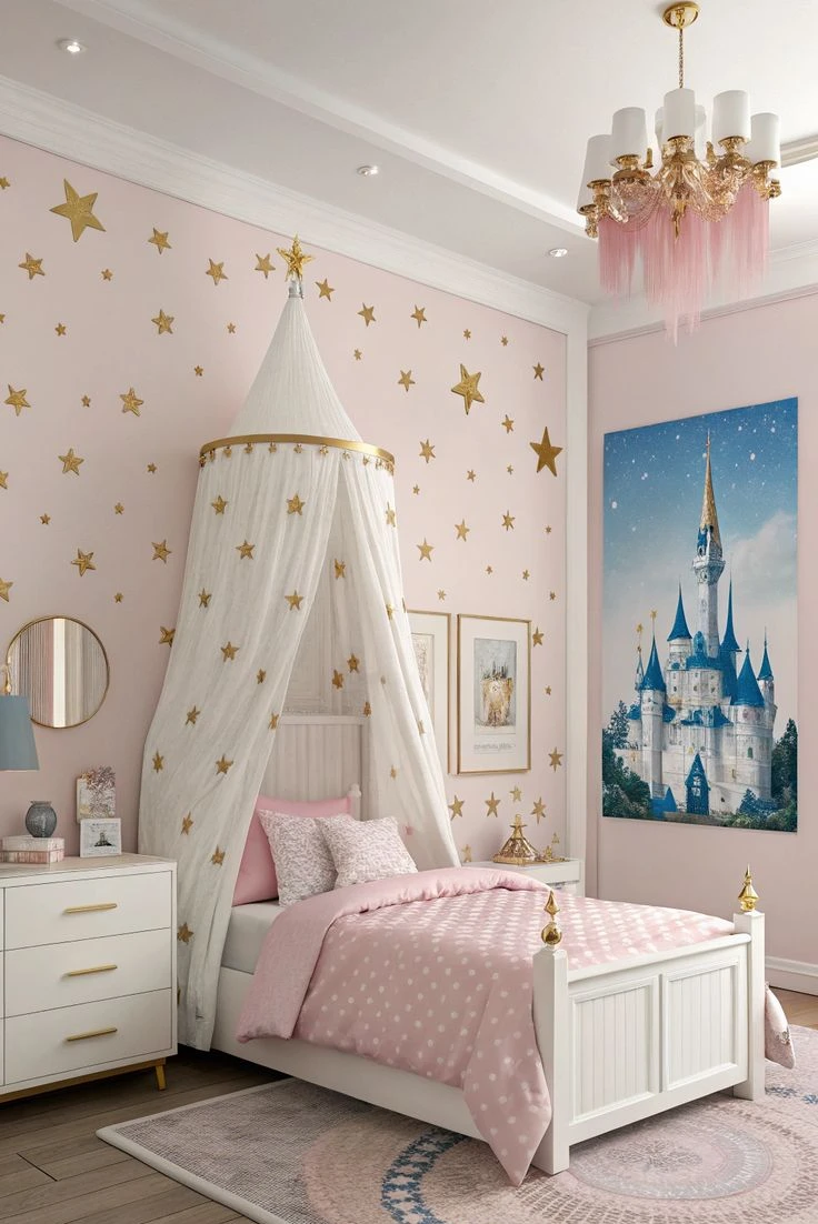 Princess Castle Canopy Bed