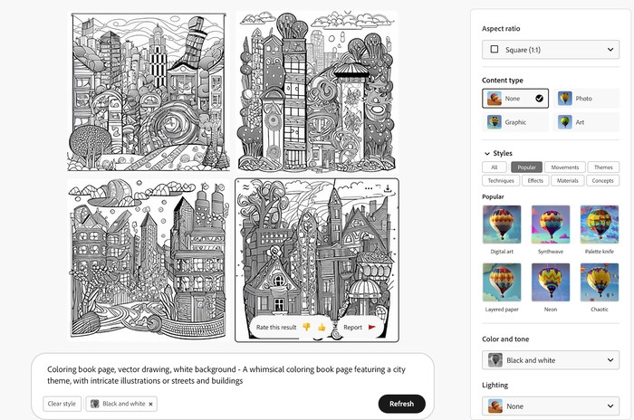 AI-Generated Niche Coloring Books