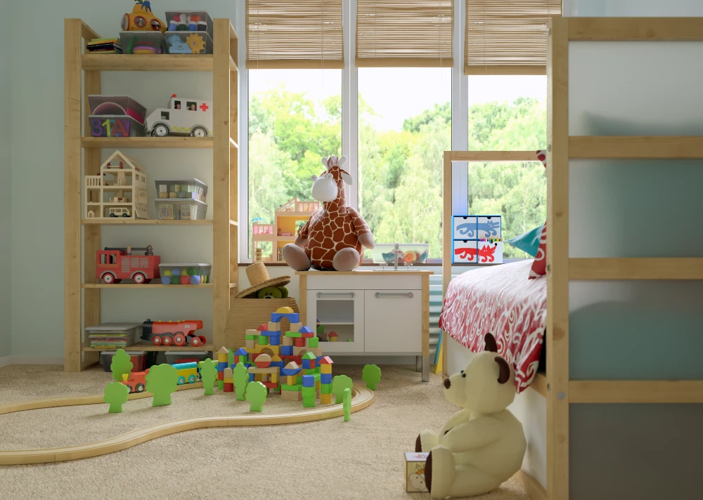 Accessible Wooden Play Zone