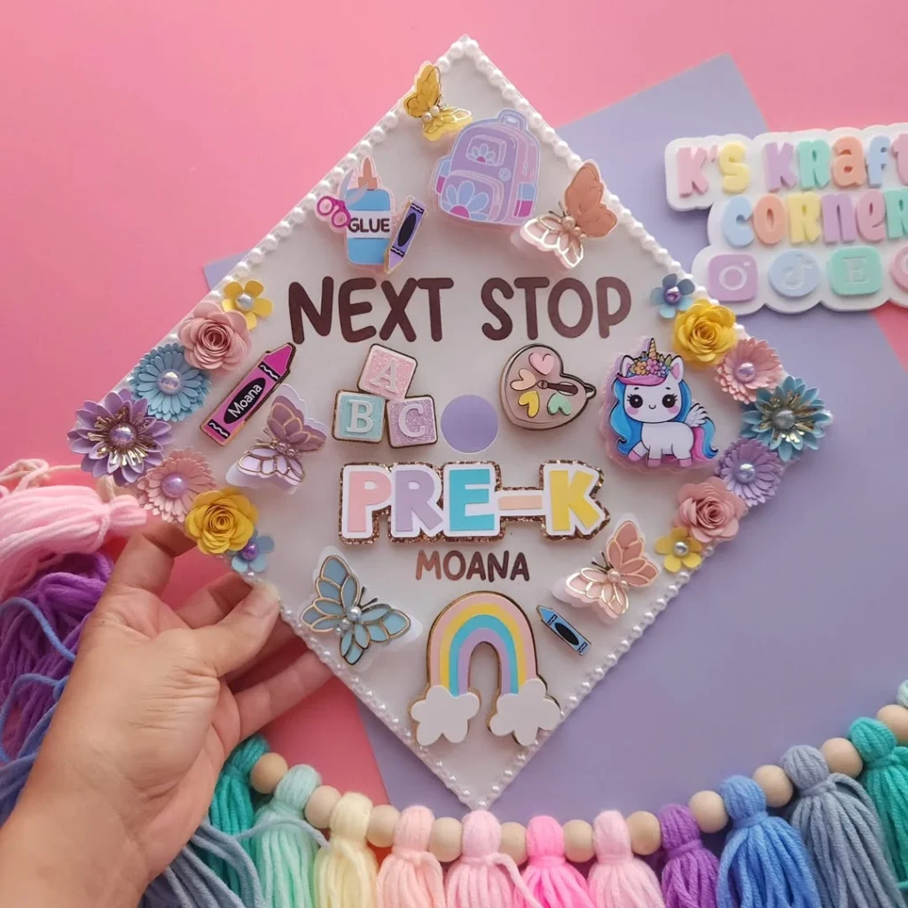 Adorable Pre-K Transition Cap for Moana