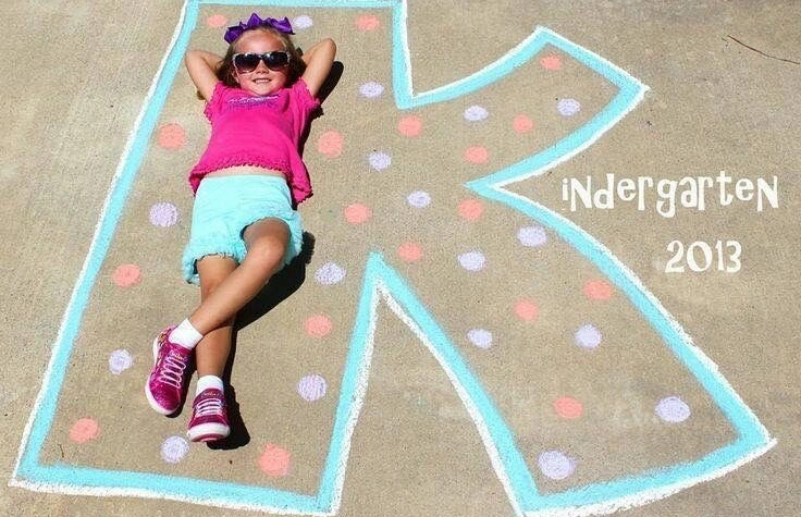 Aerial View Chalk Art Kindergarten