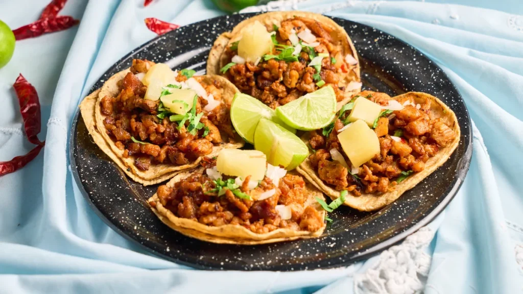 Al Pastor Tacos with Grilled Pineapple