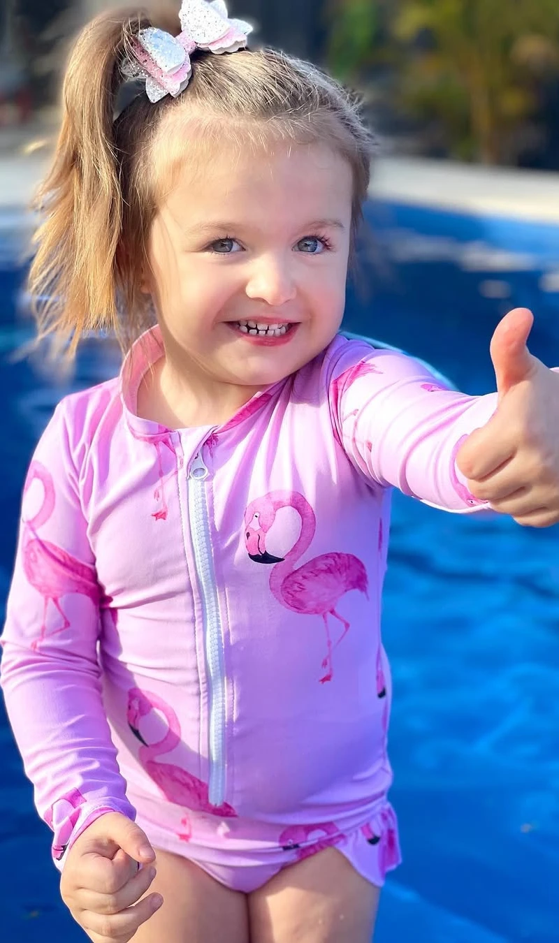 All-In-One Flamingo Protection Swimwear