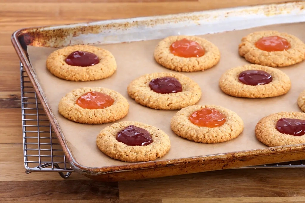 Almond Butter Thumbprints