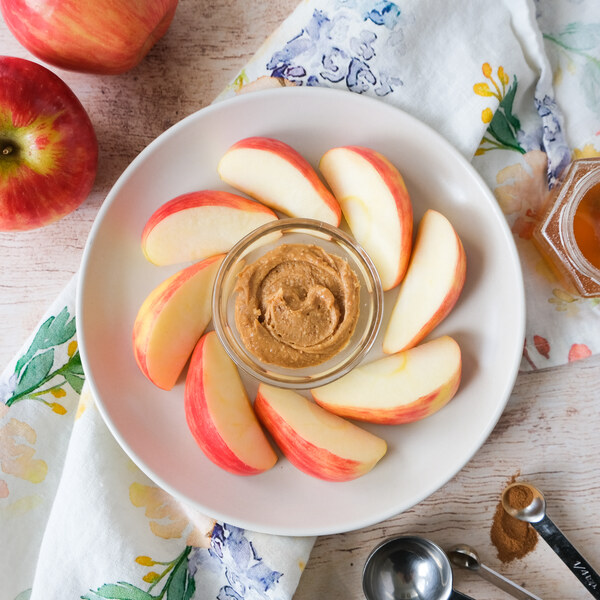 Almond Butter and Apple Slices