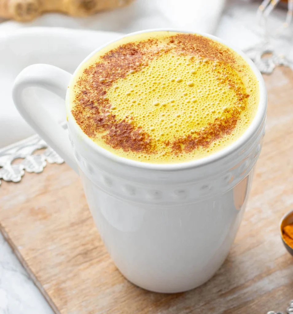 Almond Milk Golden Turmeric Smoothie
