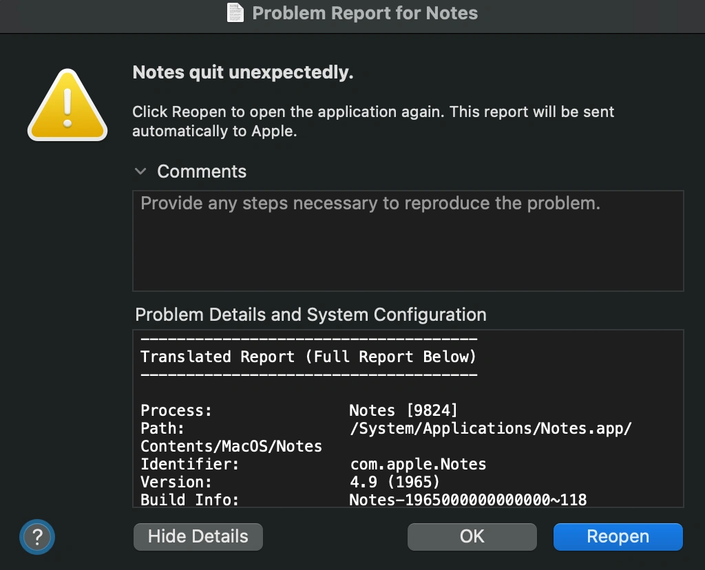 App Crashes During Real Work