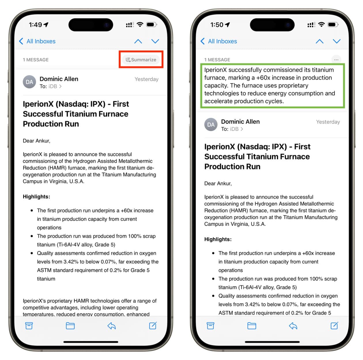 Apple Intelligence and Voicemail Summaries