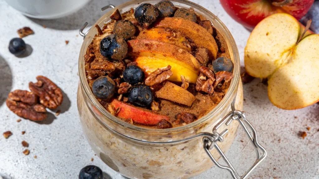 Apple Walnut Overnight Oats