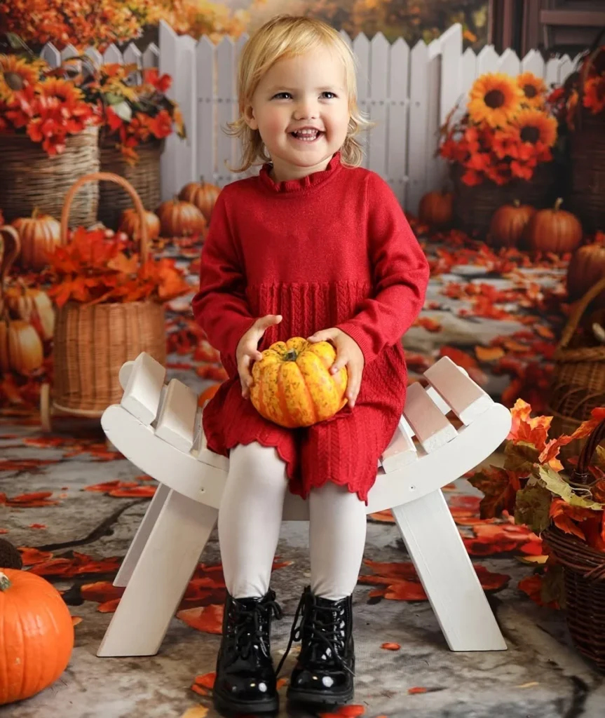 Autumn Garden Pumpkin Smile