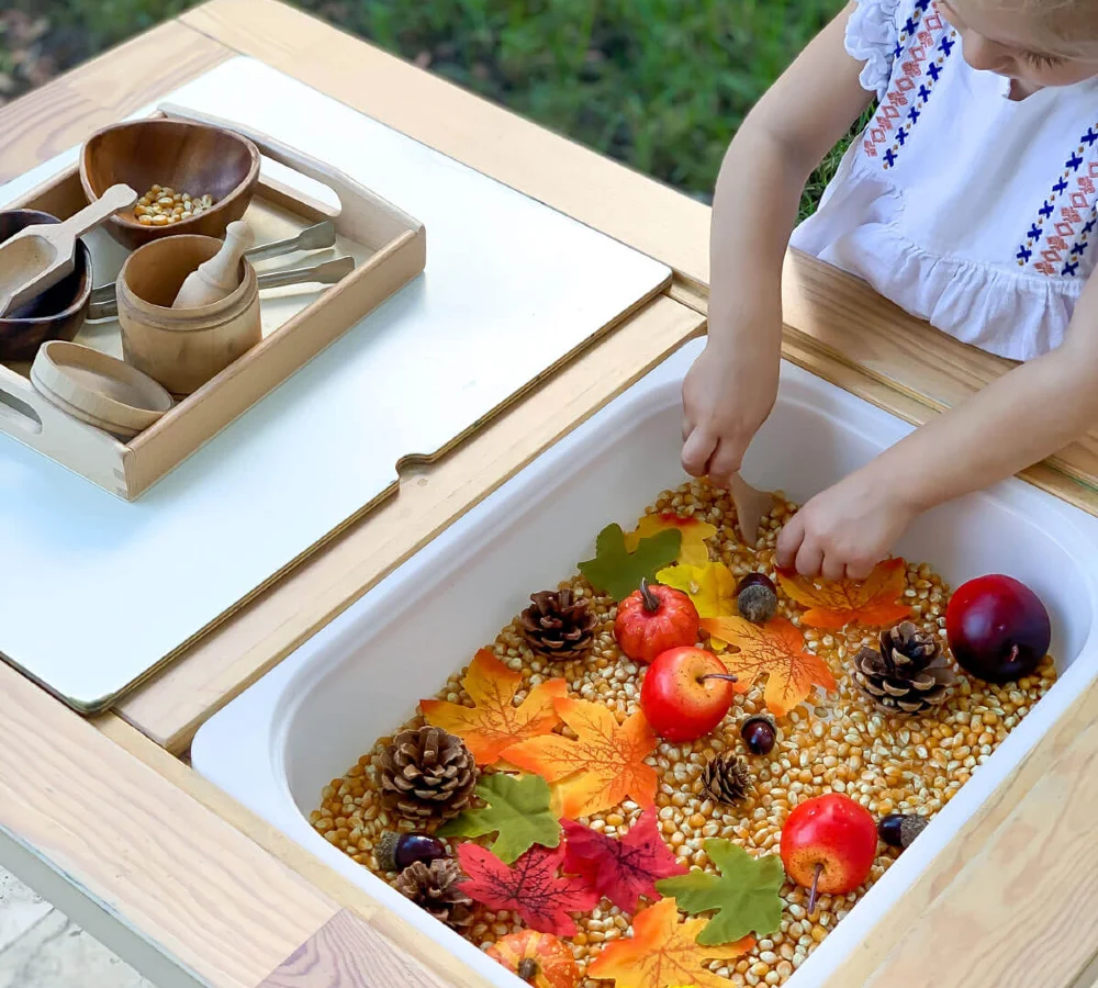 Autumn Sensory Bin