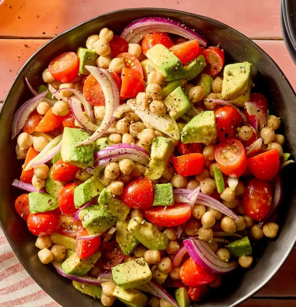 Avocado and Chickpea Salad