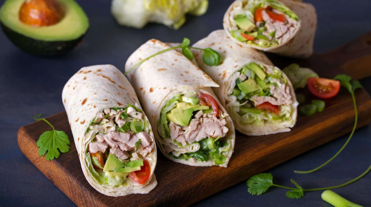 Avocado and Turkey Lettuce Wraps