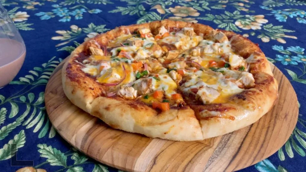BBQ Chicken Naan Pizzas