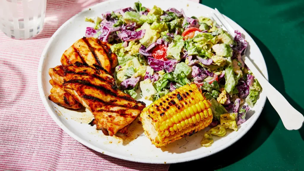 BBQ Chicken and Corn