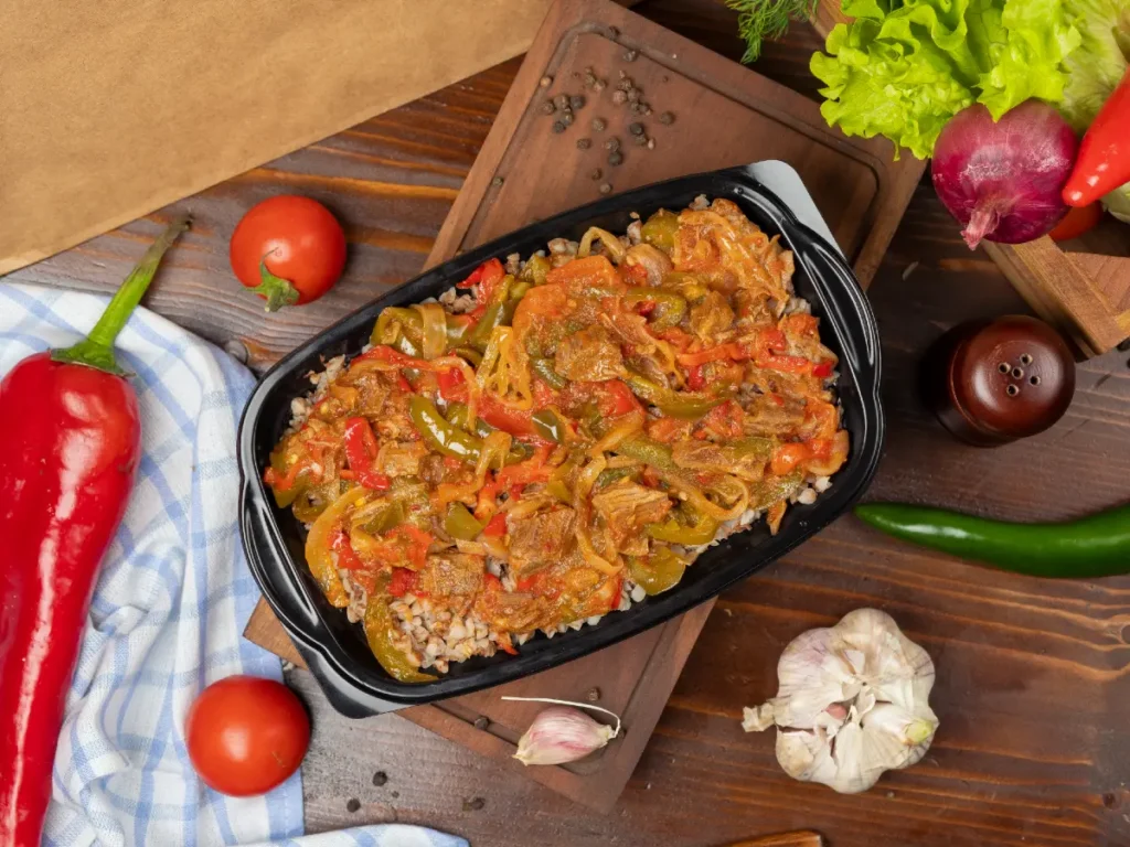 BBQ Pulled Pork Stuffed Peppers
