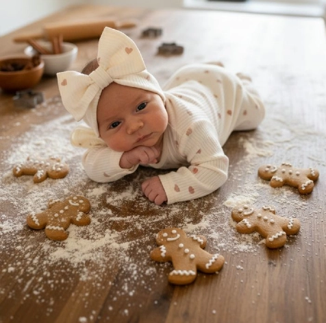 Baby Baker Gingerbread Mess