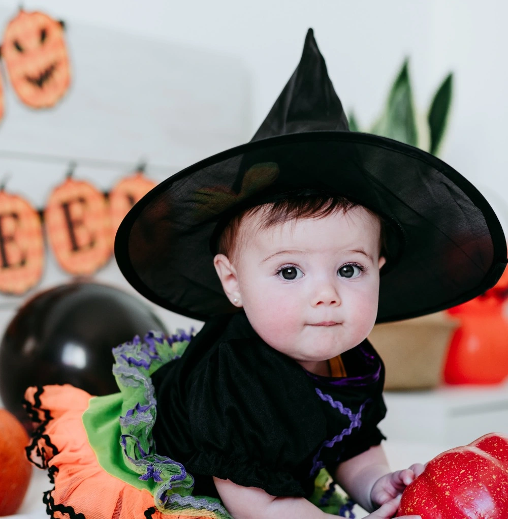 Baby In Witch Costume