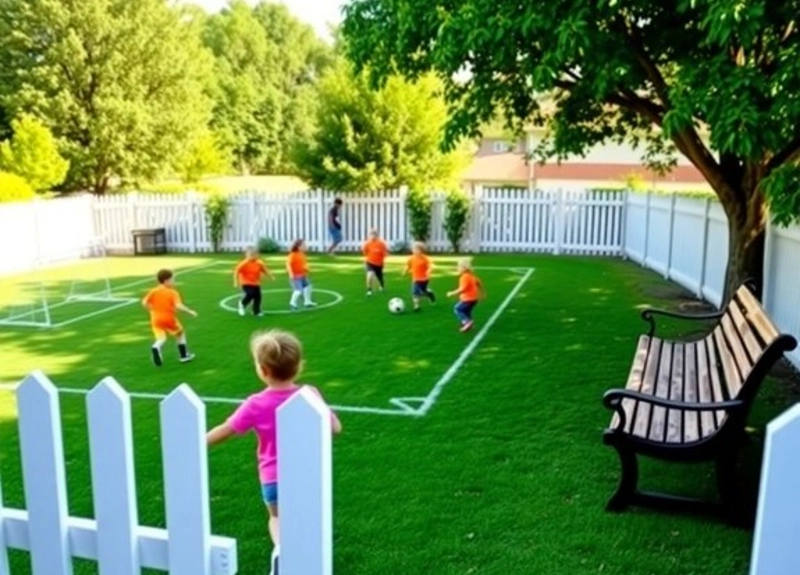 Backyard Mini Soccer Field with