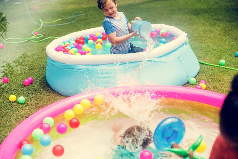 Backyard Pool Ball Pit Splash