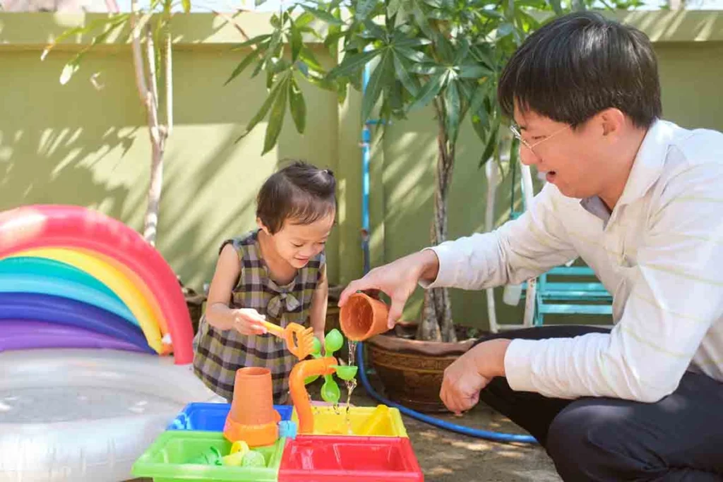 Backyard Water Table Fun
