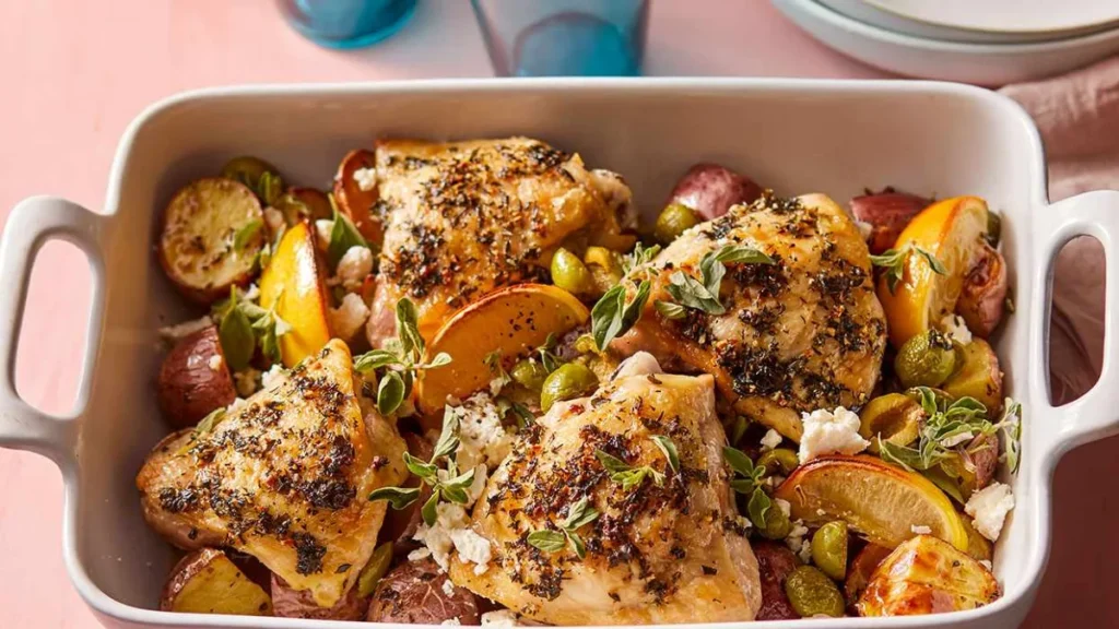 Baked Chicken Thighs with Herbs