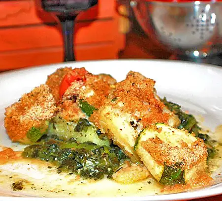 Baked Cod With Roasted Vegetables